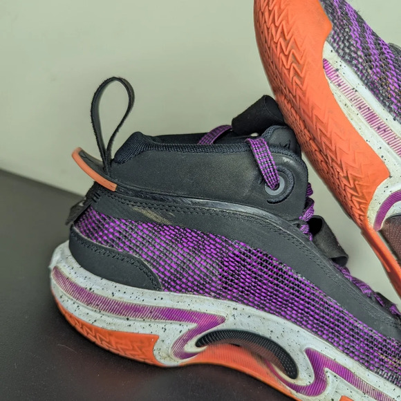 Nike Air Jordan XXXVI 36 First Light Shoe Black Hyper Violet White Youth Size 7Y - Picture 8 of 12